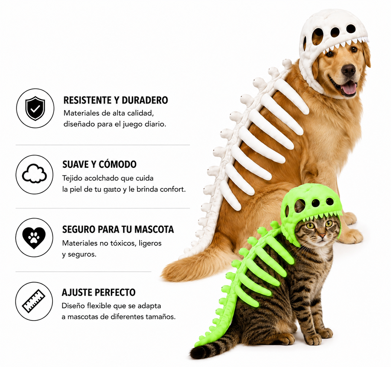 RexPaws™ | Disfraz Dinosaurio Para Mascotas